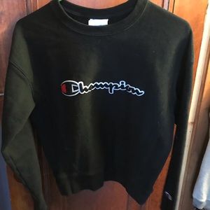 champion crew neck rev weave chenille